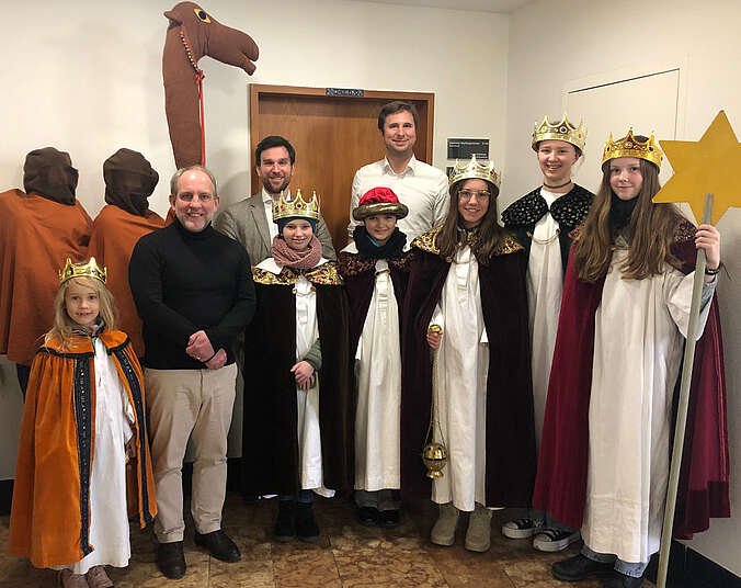 Gruppenbild Sternsinger. (Foto: Stadt Friedrichshafen)